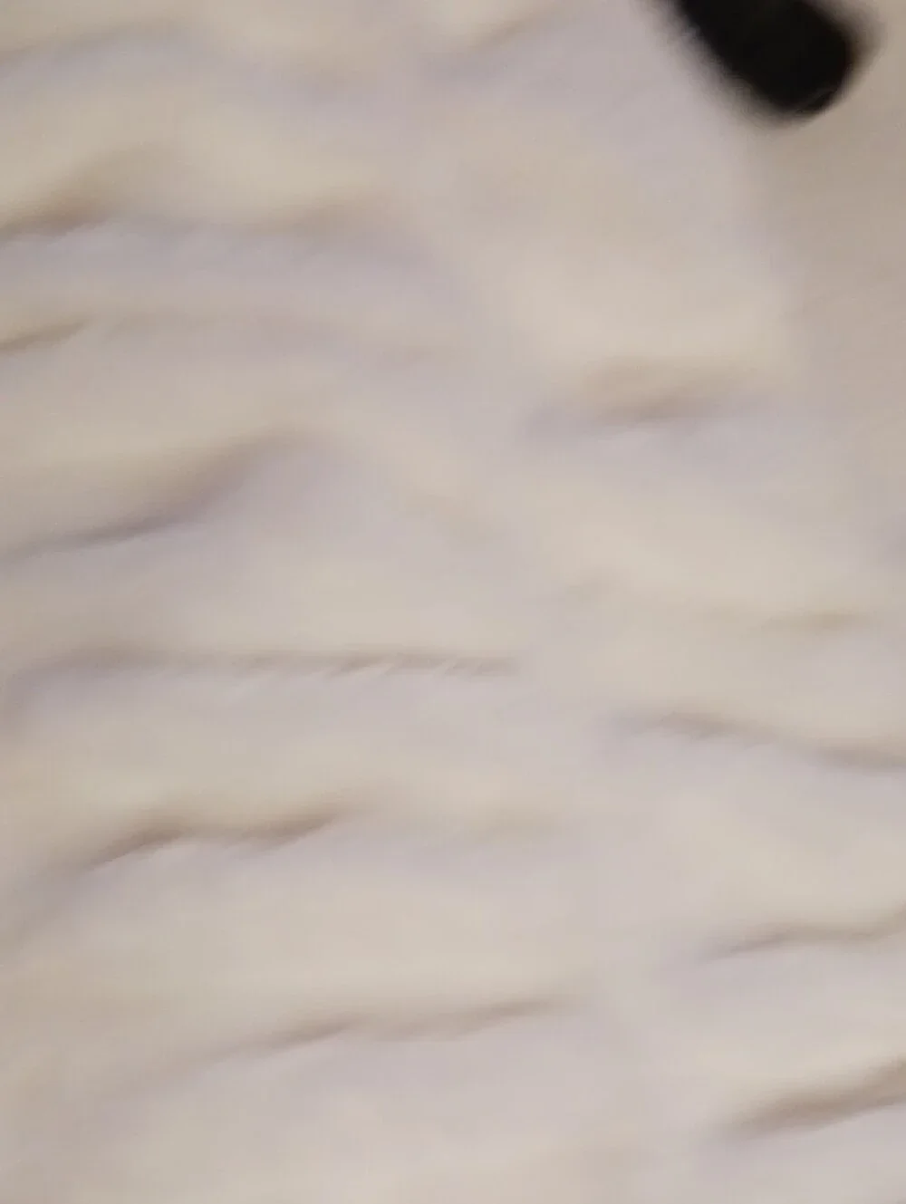 Luxurious! White Faux Fur Luxe Throw Blanket. 50×60 *New*